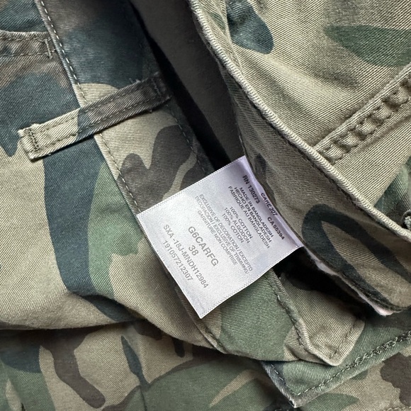 Wrangler Camouflage Cargo Shorts Size 37 - Picture 3 of 4